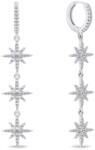 Brilio Silver Cercei lungi argintii Stele EA791W