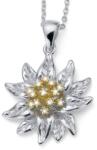 CRYSTalp Colier din argint strălucitor Floare de colt 30552. S