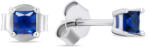 Brilio Silver Cercei de argint cu pietre albastre de zircon EA592WB