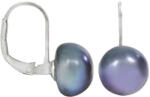 JwL Luxury Pearls Cercei cu perle autentice albastre metalice JL0057