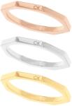 Calvin Klein Set elegant de inele din oțel 35000509 58 mm