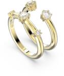 Swarovski Set de două inele placate cu aur Constella 5640967 58 mm