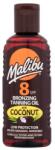 Malibu Bronzing Tanning Oil Coconut SPF8 vízálló napolaj kókuszolajjal 100 ml