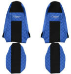 F-CORE Huse scaune compatibile cu Scania R , G , P (01.2011-12.2016) Streamline, Albastru (F-CORE FX15 BLUE)