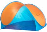 SPRINGOS félig nyitott pop-up sátor strandolásra, UV sugárzás védő, 200x120 cm, kék/narancssárga szín (SPG-PT003)