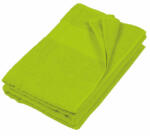 Kariban Uniszex törölköző Kariban KA112 Hand Towel -50X100, Lime