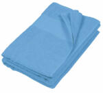 Kariban Uniszex törölköző Kariban KA111 Beach Towel -100X150, Azur Blue