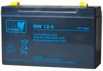 MW Акумулаторна батерия MW 12-6/MW 12-6L, 6V, 12Ah, AGM, F1/F2 конектори (MW 12-6 / MW 12-6L)