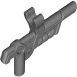 LEGO® 15445c85 - LEGO sötétszürke minifigura fegyver, pisztoly klipsszel (15445c85)