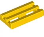 LEGO® 2412bc3 - LEGO sárga csempe 1 x 2 méretű, rács (2412bc3)