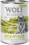 Wolf of Wilderness Wolf of Wilderness 10 + 2 gratis! 12 x 400 g Hrană umedă câini - Miel crescut în aer liber & pui