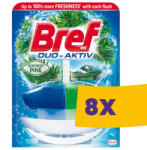Bref Duo Aktiv WC illatosító gél 2 fázisú kosárral Fenyő 50ml (Karton - 8 csg) (KBDAGF50)