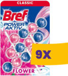 Bref Power Aktiv WC illatosító Virág 3db-os (Karton - 9 db) (KBRFPWF3)