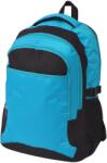 vidaXL 40 literes iskolai hátizsák fekete és kék (91112)