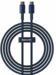 Baseus Cable USB-C to USB-C Baseus Tungsten Gold, 100W, 2m (blue) (P10319800321-04) - wincity