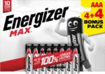 Energizer E303328000 Energizer Max E92 BP 8 4+4 ingyen (E303328000)