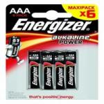 Energizer Baterii Energizer E300132500 LR03 AAA (6 uds) Baterii de unica folosinta