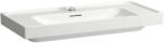 Laufen MEDA Mosdó, 100 cm, bal és jobb oldali pulttal, 3 csaplyukkal, Matt fehér H8101197571081 (H8101197571081)