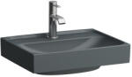 Laufen MEDA Kézmosó, 45 cm, csiszolt alsó felülettel, egy csaplyuk, középen, Graphite matt H8161117581041 (H8161117581041)