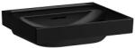 Laufen MEDA Mosdó, 55 cm, csiszolt alsó felülettel, csaplyuk nélkül, Fekete matt H8161127161091 (H8161127161091)