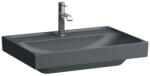 Laufen MEDA Mosdó, 65 cm, csiszolt alsó felülettel, túlfolyónyílás nélkül, egy csaplyukkal, Graphite matt H8161147581111 (H8161147581111)