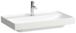 Laufen MEDA Mosdó, 80 cm, csiszolt alsó felülettel, túlfolyónyílás nélkül, egy csaplyukkal, Fehér LCC bevonattal H8161174001111 (H8161174001111)