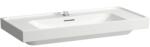 Laufen MEDA Mosdó, 100 cm, bal és jobb oldali pulttal, csiszolt alsó felülettel, 3 csaplyukkal, Fehér LCC bevonattal H8161194001081 (H8161194001081)