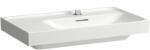 Laufen MEDA Mosdó, 80 cm, bal oldali pulttal, 3 csaplyukkal, Matt fehér H8171157571081 (H8171157571081)