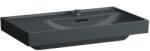 Laufen MEDA Mosdó, 80 cm, bal oldali pulttal, 3 csaplyukkal, Graphite matt H8171157581081 (H8171157581081)
