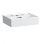 Laufen Kartell LAUFEN Mosdótál, alsó felülete csiszolt, 3 csaplyukkal, Matt fehér H8183307571081 (H8183307571081)