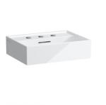 Laufen Kartell LAUFEN Mosdótál, alsó felülete csiszolt, 3 csaplyukkal, Fehér LCC Active bevonattal H818330A001081 (H818330A001081)