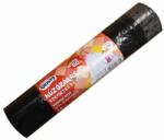 Glossy Szemeteszsák zárószalagos 60 liter 58 x 68 cm 10 db/tekercs Glossy fekete (K-11123-0251) - tonerpiac