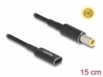 Delock Adaptor de incarcare laptop USB type C la IBM 7.9 x 5.5 mm M-T 0.15m, Delock 60041 (60041)
