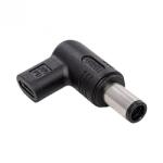 Akyga Adaptor alimentare USB type C la DC 7.4 x 5.0 mm + pin DELL M-T 18.5V-20V/100W, AK-ND-C08 (AK-ND-C08)