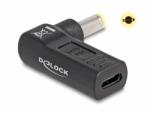 Delock Adaptor de alimentare laptop USB type C la DC 5.5 x 2.5 mm M-T 19V/3A, Delock 60011 (60011)