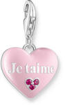 Thomas Sabo Rózsaszín szív charm - 2073-042-9 (2073-042-9)