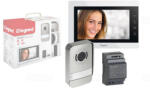 Legrand 2 vezetékes EASYKIT Essential videó kaputelefon szett: színes videó, 7col, bővíthető 1 lakásos, DIN moduláris táppal, fehér 367915 (367915)