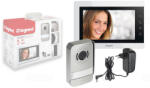 Legrand 2 vezetékes EASYKIT Essential videó kaputelefon szett: színes videó, 7col, bővíthető 1 lakásos, adapterrel, fehér 367910 (367910)