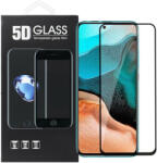  Samsung Galaxy A72 4G / 5G üvegfólia, tempered glass, előlapi, 5D, edzett, hajlított, fekete kerettel,