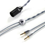 DD HIFI BC150XLR - Cablu de căști simetric din argint cu conector 4-Pin XLR - 145cm - 3, 5mm (DDHIFI-BC150XLR-35-145)
