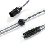 DD HIFI BC150XLR - Cablu de căști simetric din argint cu conector 4-Pin XLR - 295cm - 2-Pin (Recessed) (DDHIFI-BC150XLR-2PRS-295)