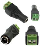  Anya tápcsatlakozó, 12V, csavarral - SDC-CAM (SDC-CAM)