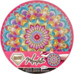  Gyémánt kirakó - Mandala 30 cm-es - Rózsaszín (CR260016_2)