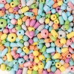 Playbox PlayBox: Fa gyöngyök pasztell színekben 250g-os csomag (2470817) - jatekshop