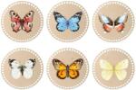 Atmowood Fa alátétek horgoláshoz - pillangók Válasszon váltazatot: : 13 cm