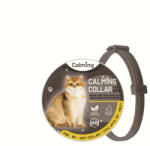  Szilikon macska nyakörv fém dobozban, nyugtató hatású, szürkésbarna, 38 cm (5995206014515)