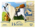 Mega Creative Ló kiegészítőkkel - nyereg, serleg - fehér (IMO-SP-524210FEHER)