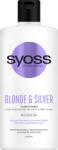 Syoss Blonde & Silver hamvasító balzsam melírozott, szőke és ősz hajra 440ml (4-614)