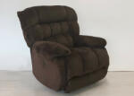  TV fotel - elektromos relax fotel csokoládébarna mikroszálas plüss kárpittal raktárról - Daly (Daly-amerikai-motoros-fekvo-fotel-csokoladebarna)