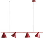 ALDEX Form piros függesztett lámpa (ALD-1108L15) E27 4 izzós IP20 (1108L15)